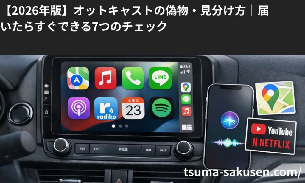 オットキャスト偽物の見分け方アイキャッチ