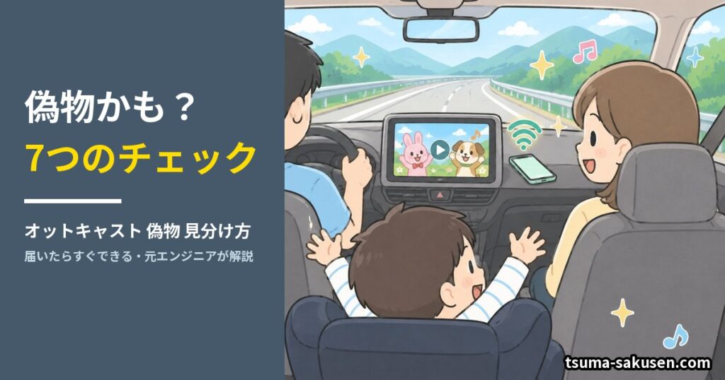 オットキャスト偽物の見分け方